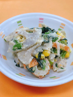 れんこんのシャキシャキ和え☆給食メニュー-レシピのメイン写真