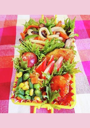 焼きうどん弁当-レシピのメイン写真