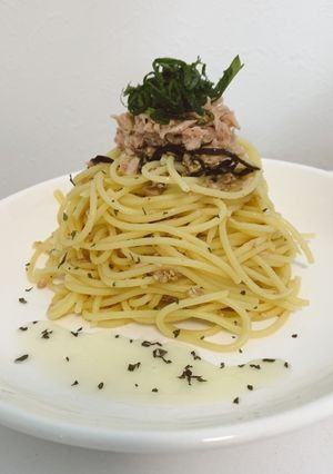 塩昆布とツナのマッチングパスタ-レシピのメイン写真