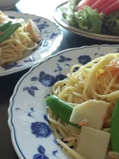 桜えびとたけのこのパスタ-レシピのメイン写真
