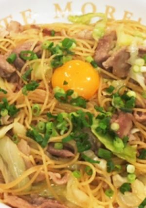 【すき焼きのタレで】豚とキャベツのパスタ-レシピのメイン写真