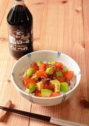 海鮮のめんつゆ漬け丼-レシピのメイン写真