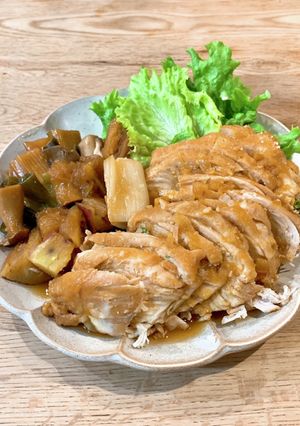 5分でおかず＊炊飯器でホロホロ鶏煮込み-レシピのメイン写真