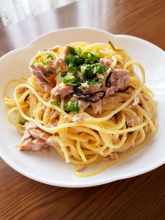 簡単和えるだけ!ツナマヨと塩昆布のパスタ-レシピのメイン写真