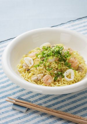 レンジで！レモン香る海鮮あえ麺-レシピのメイン写真