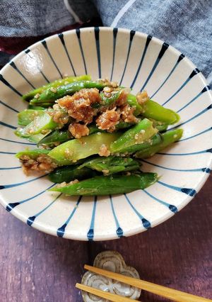 アスパラの醤油こうじおかか和え-レシピのメイン写真