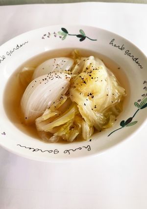 新玉ねぎと新キャベツ　トロトロスープ-レシピのメイン写真