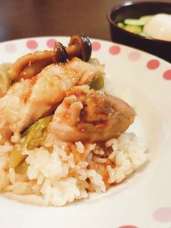 濃旨!炊飯器で簡単☆アジア風チキンライス-レシピのメイン写真