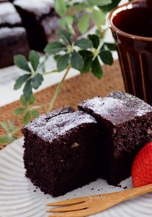 バター不使用のバナナチョコブラウニー♡-レシピのメイン写真
