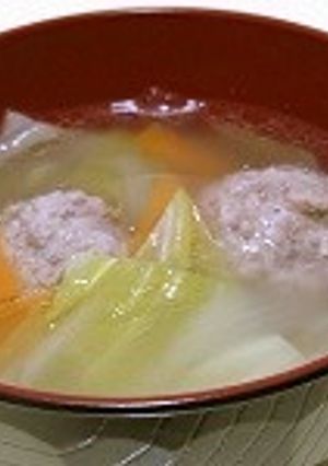 肉団子入りほっこりスープ-レシピのメイン写真