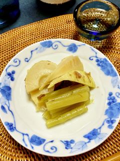 たけのことふきの煮物-レシピのメイン写真