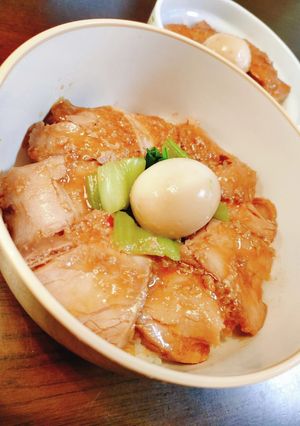レンチン!濃旨!豚肉チャーシュー丼-レシピのメイン写真