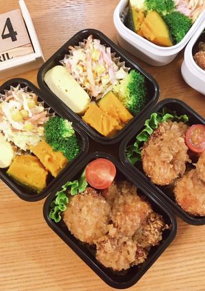 チキンカツ弁当 22/4.14-レシピのメイン写真