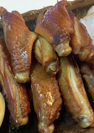 ビールのお供に手羽中の燻製-レシピのメイン写真