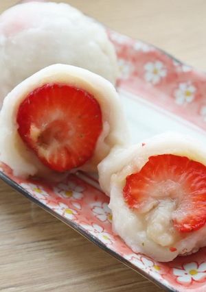 ドイツでつくる！いちご大福-レシピのメイン写真