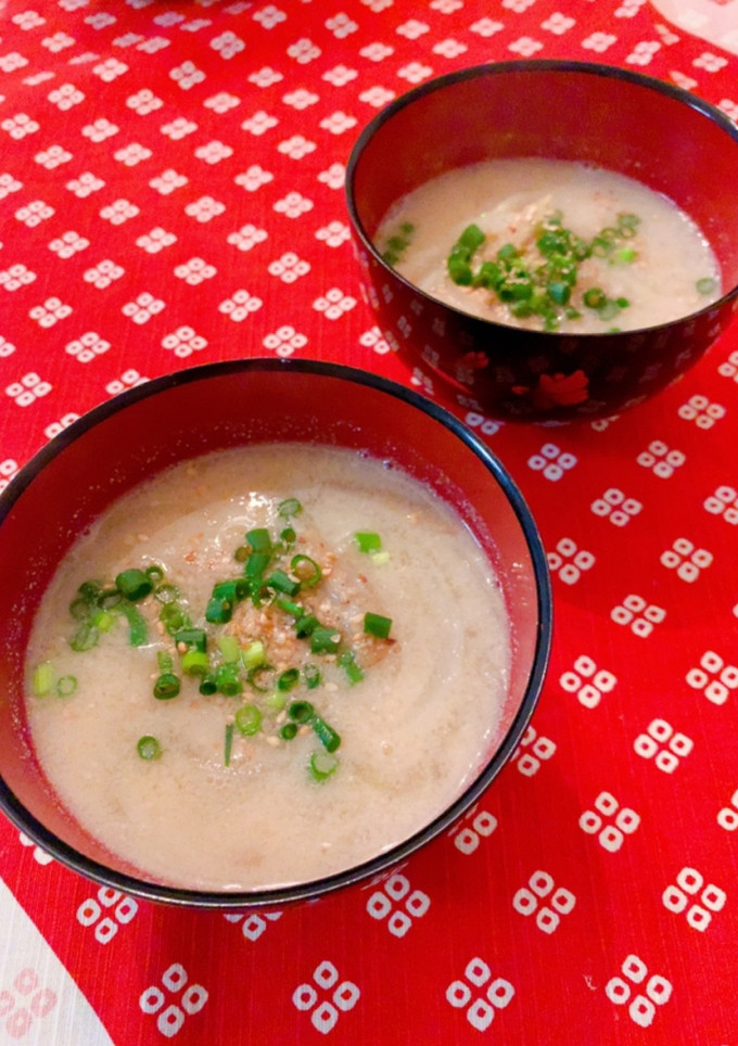 ささがきごぼうの胡麻味噌汁-レシピのメイン写真