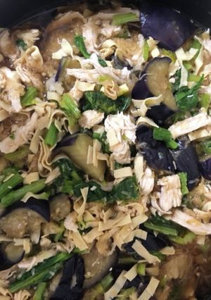 業スー豆皮使ったフライパンnoみぞれ煮-レシピのメイン写真