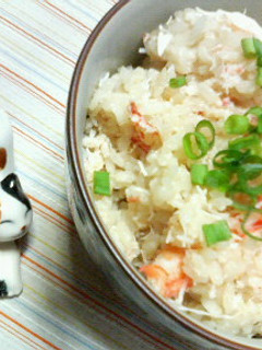 簡単✿カニ❀缶✿飯-レシピのメイン写真