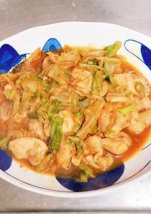 トリキャベ！キャベツと鶏肉のピリ辛炒め-レシピのメイン写真