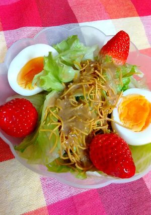 レタスのパリ麺サラダ-レシピのメイン写真