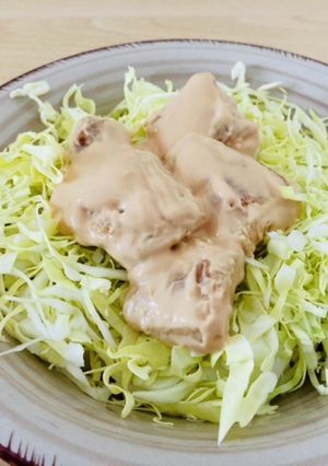 鶏むね肉でエビマヨ風♪-レシピのメイン写真
