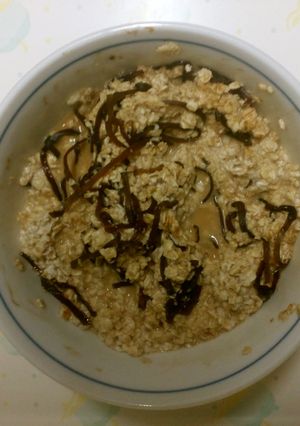 昆布佃煮フレッシュ燕麦-レシピのメイン写真