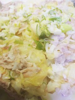 レンジで簡単♪キャベしゃぶ蒸し-レシピのメイン写真
