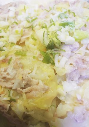 レンジで簡単♪キャベしゃぶ蒸し-レシピのメイン写真