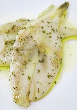 シロサバフグのコンフィ-レシピのメイン写真