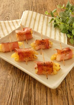 フライドポテトのベーコン巻き-レシピのメイン写真