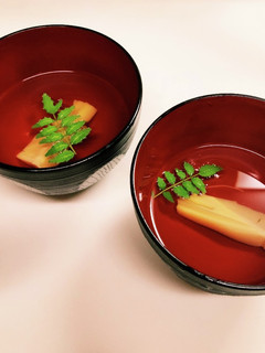 ◇筍ごはんのおともに♪筍穂先のお吸い物◇-レシピのメイン写真