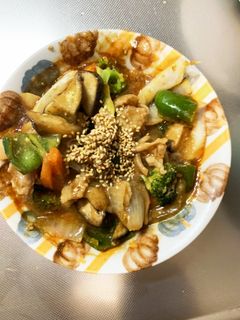 簡単ガパオライス味豚こま大根青椒肉絲風-レシピのメイン写真