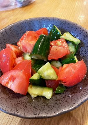 きゅうりとトマトのマリネサラダ-レシピのメイン写真