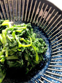 三つ葉と春菊の味噌和え-レシピのメイン写真