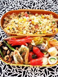 小5息子の塾弁当2022.04.16-レシピのメイン写真