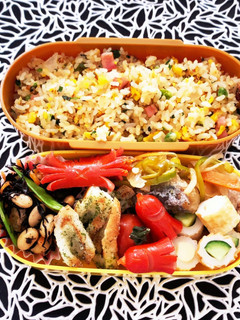 小5息子の塾弁当2022.04.16-レシピのメイン写真
