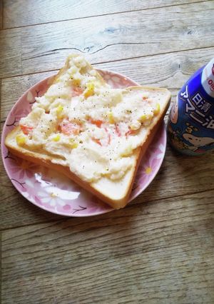 亜麻仁油をポテトサラダにかけるだけ-レシピのメイン写真