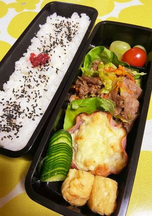 息子の弁当　4/15-レシピのメイン写真