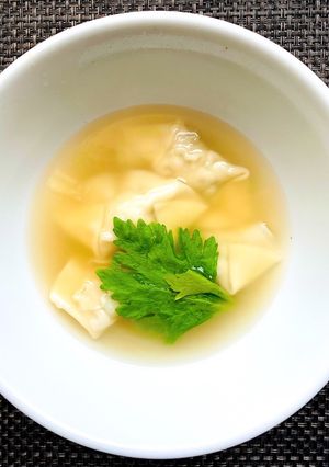 セロリワンタン帆立スープ-レシピのメイン写真