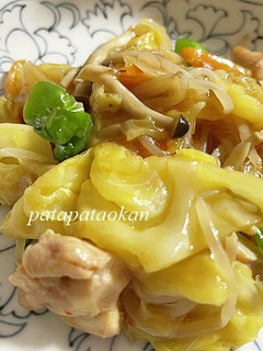 鶏肉とキャベツの中華風炒め物-レシピのメイン写真