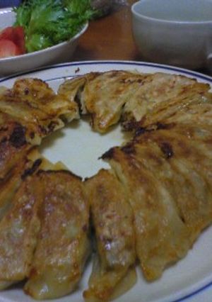 ★にんにくなし!!じゅわ～っと焼き餃子★-レシピのメイン写真