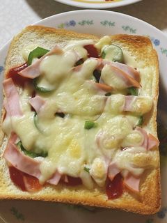 簡単ピザ風トースト-レシピのメイン写真