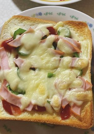 簡単ピザ風トースト-レシピのメイン写真