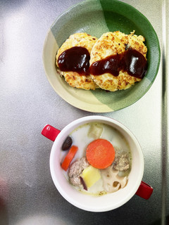 豚団子と和風温野菜のミルクスープ-レシピのメイン写真