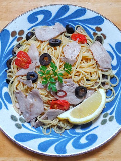 マグロとトマトのレモン風味パスタ-レシピのメイン写真