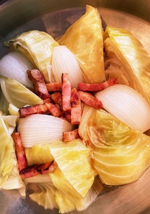 ベーコンとキャベツのコンソメ煮-レシピのメイン写真