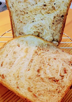 ＨＢにお任せ！★甘納豆☆食パン★きな粉＋-レシピのメイン写真