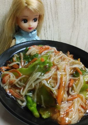 リカちゃん♡子宝菜入中華野菜あんかけ炒め-レシピのメイン写真