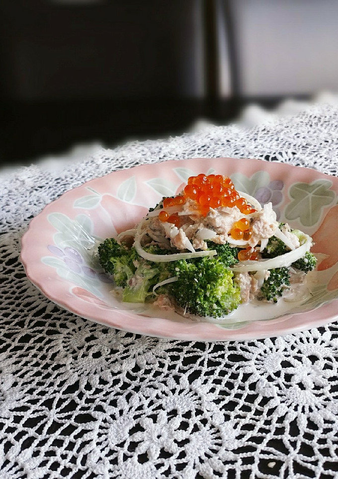 ちょっと贅沢✧鮭缶といくらの親子サラダ-レシピのメイン写真
