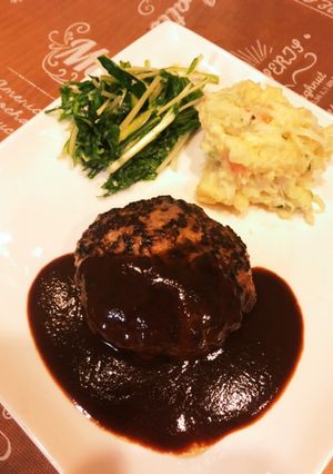 簡単ハンバーグ-レシピのメイン写真